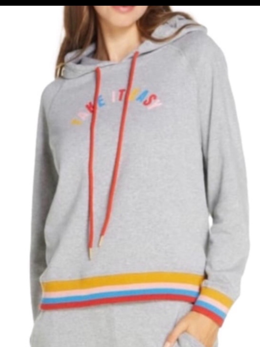 Take it Easy Gray Hoodie and Pants Set